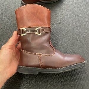 Cute girl stylish boots